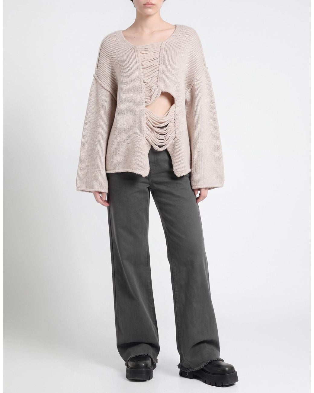 Isabel Benenato White Jumper