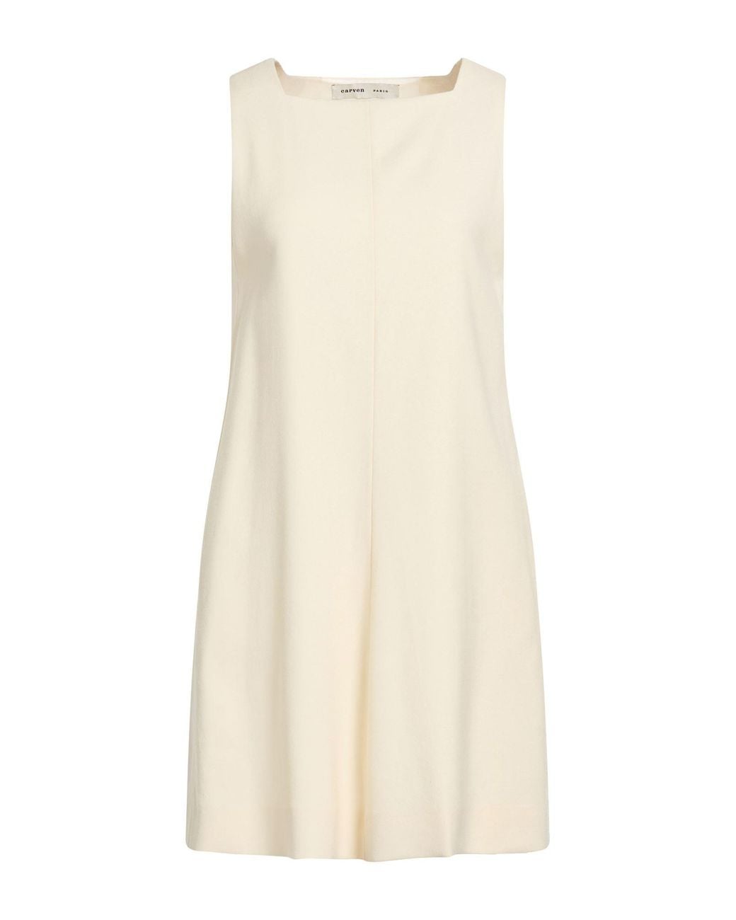 Carven Natural Mini Dresses