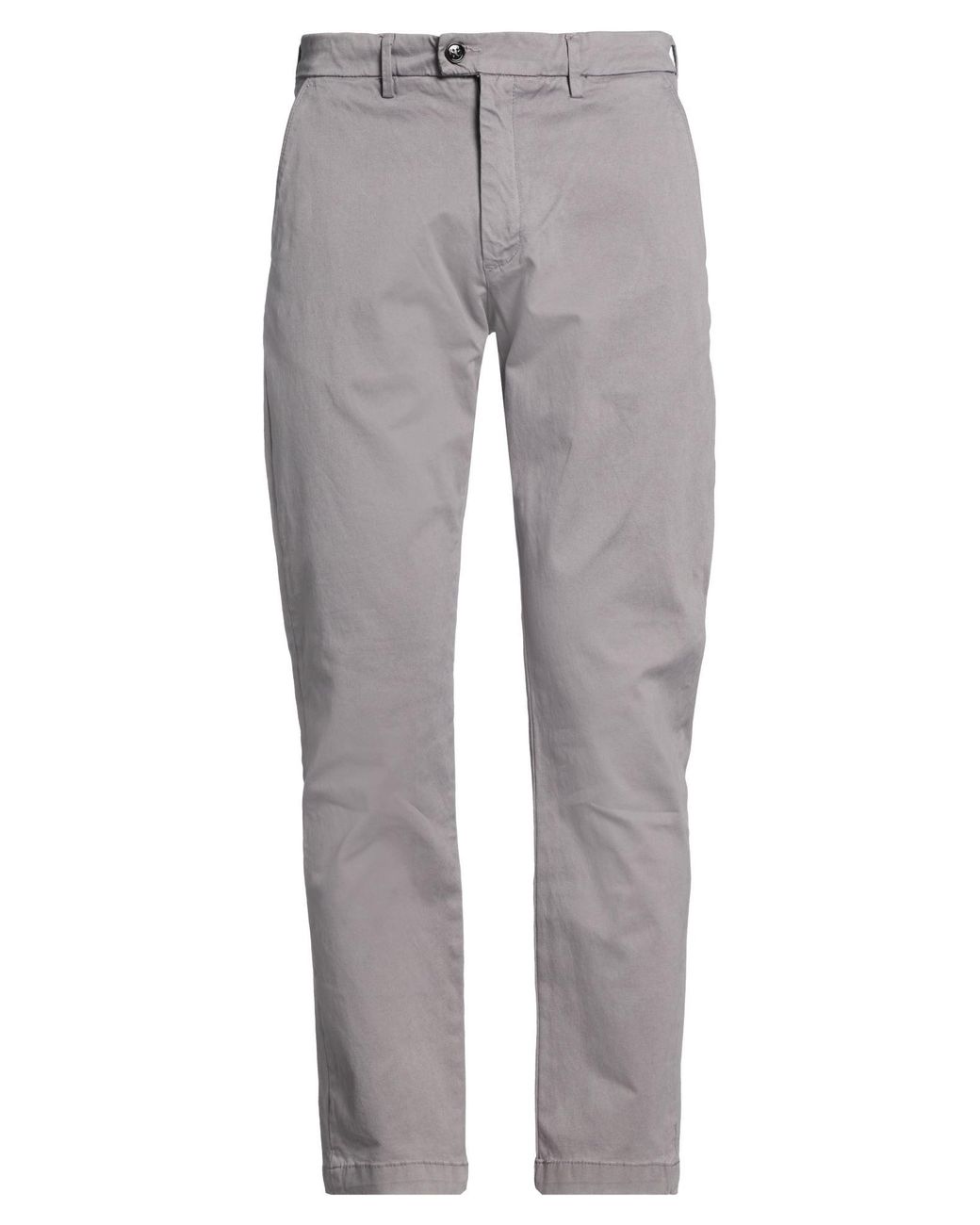 Liu Jo Gray Pants Cotton, Elastane for men