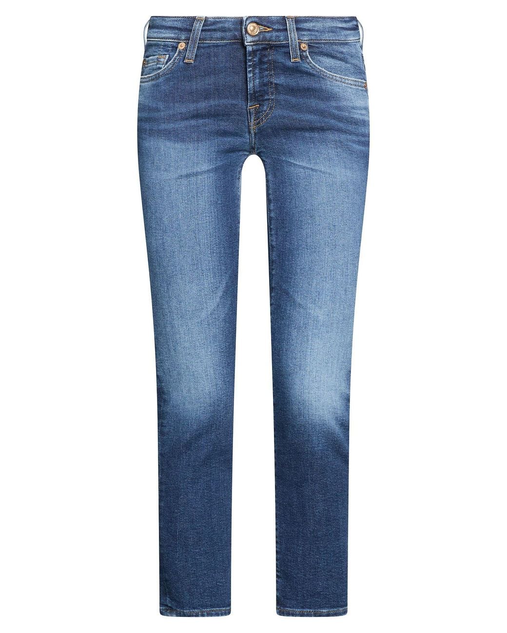 7 For All Mankind Blue Jeans Cotton, Modal, Elastomultiester, Elastane