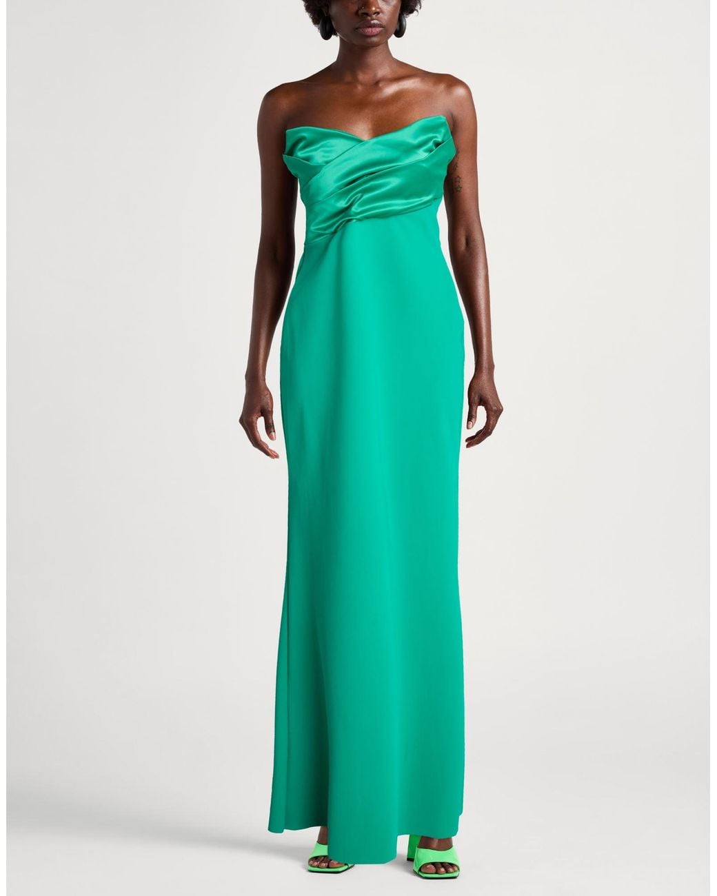 La Petite Robe Di Chiara Boni Green Maxi Dress