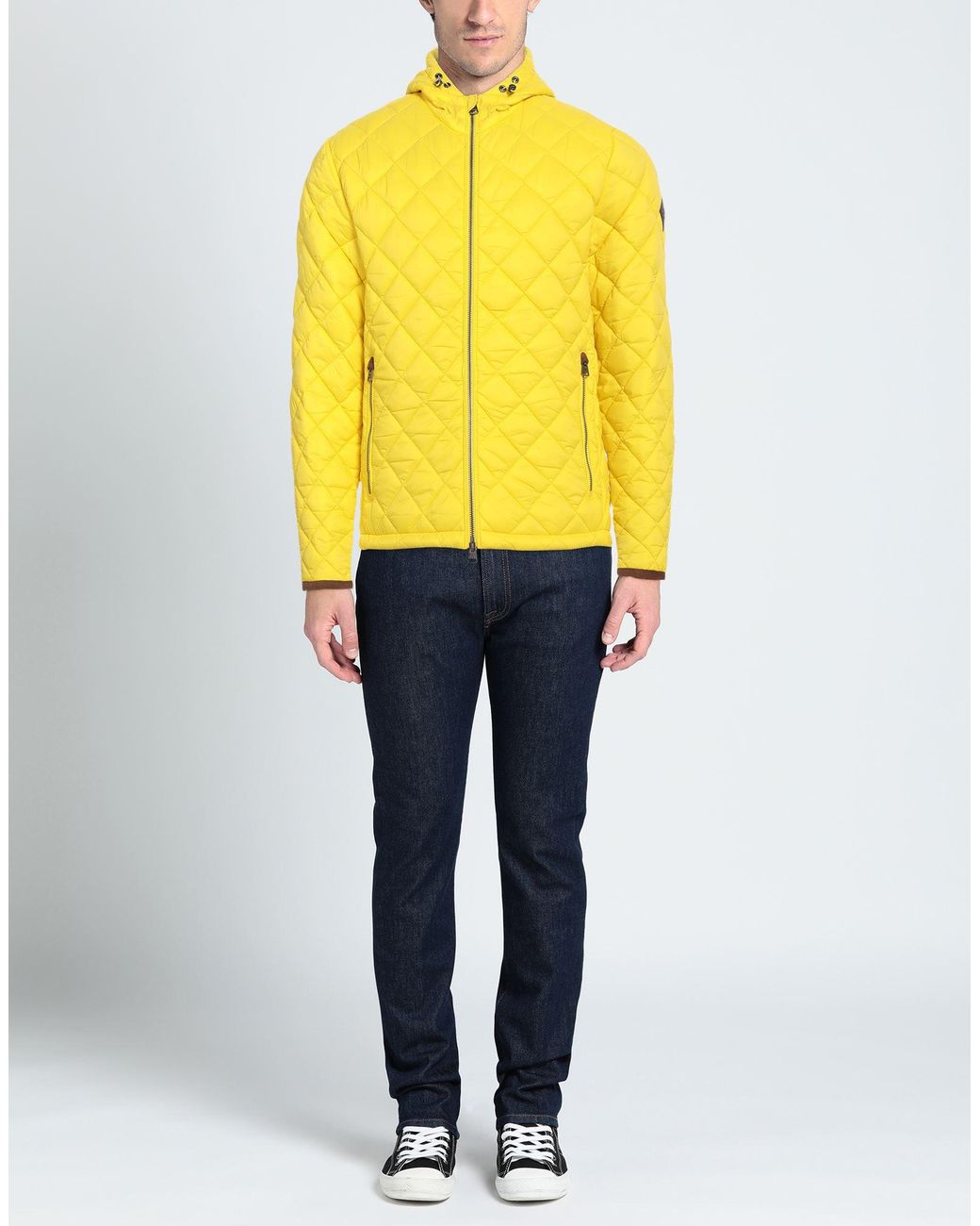 Plumífero y acolchado Husky de hombre de color Yellow