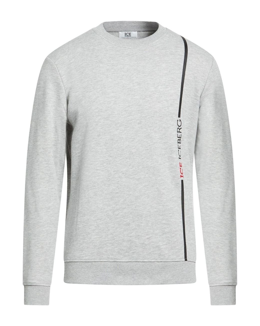 Ice Iceberg Gray Sweatshirt Cotton, Viscose for men