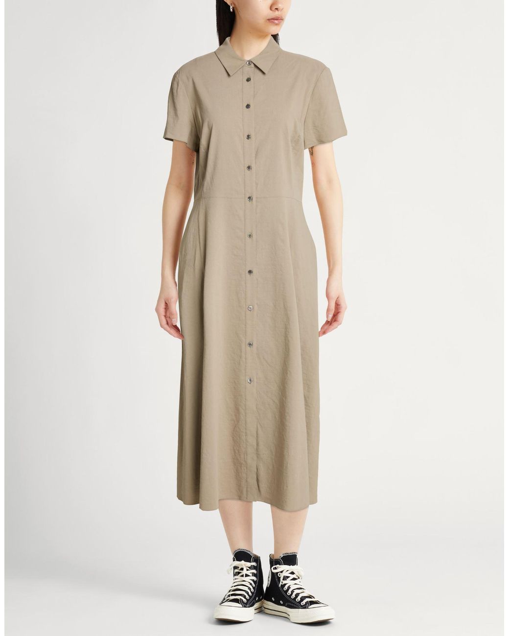 Theory Natural Midi Dress