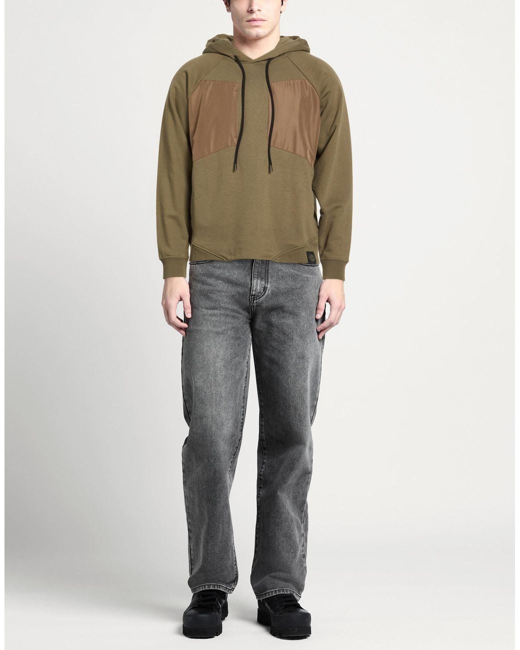 Colmar Green Military Sweatshirt Cotton, Polyester for men