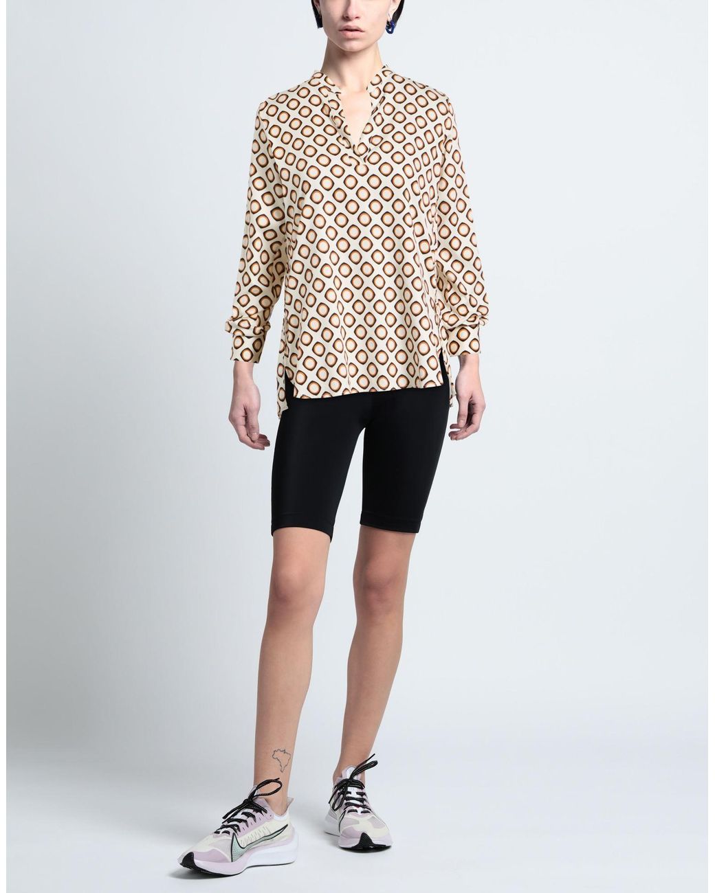 Guglielminotti White Ivory Top Cotton, Elastane