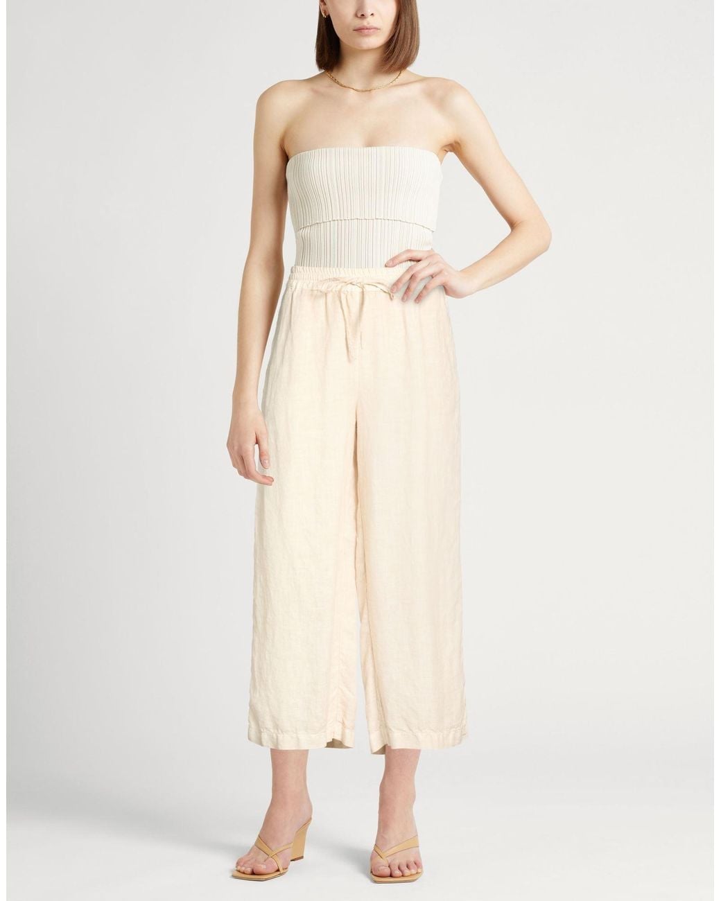 120% Lino Natural Pants Linen
