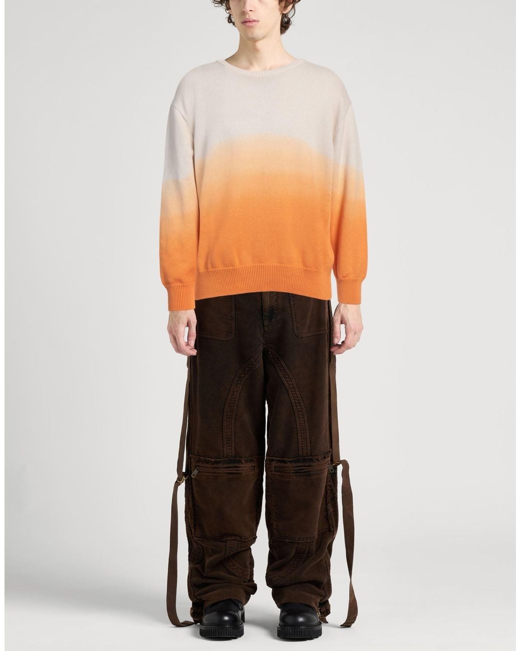 Pullover MSGM pour homme en coloris Orange
