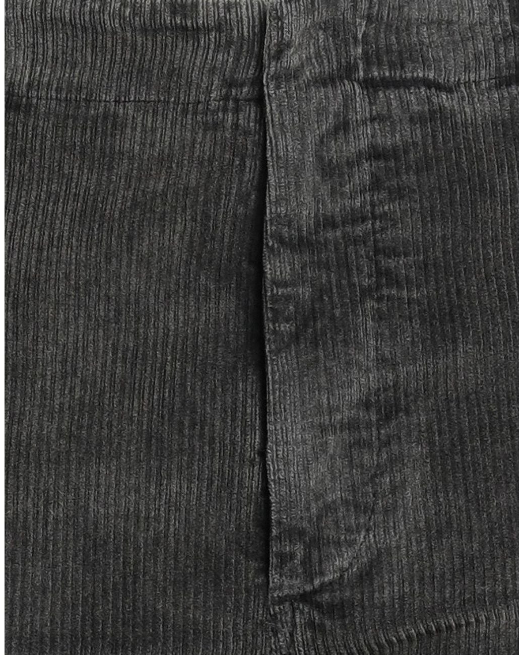 Dondup Gray Lead Pants Cotton, Elastane