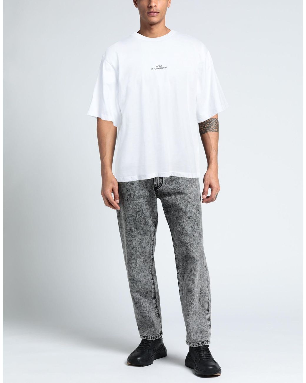 Gcds White T-shirt for men