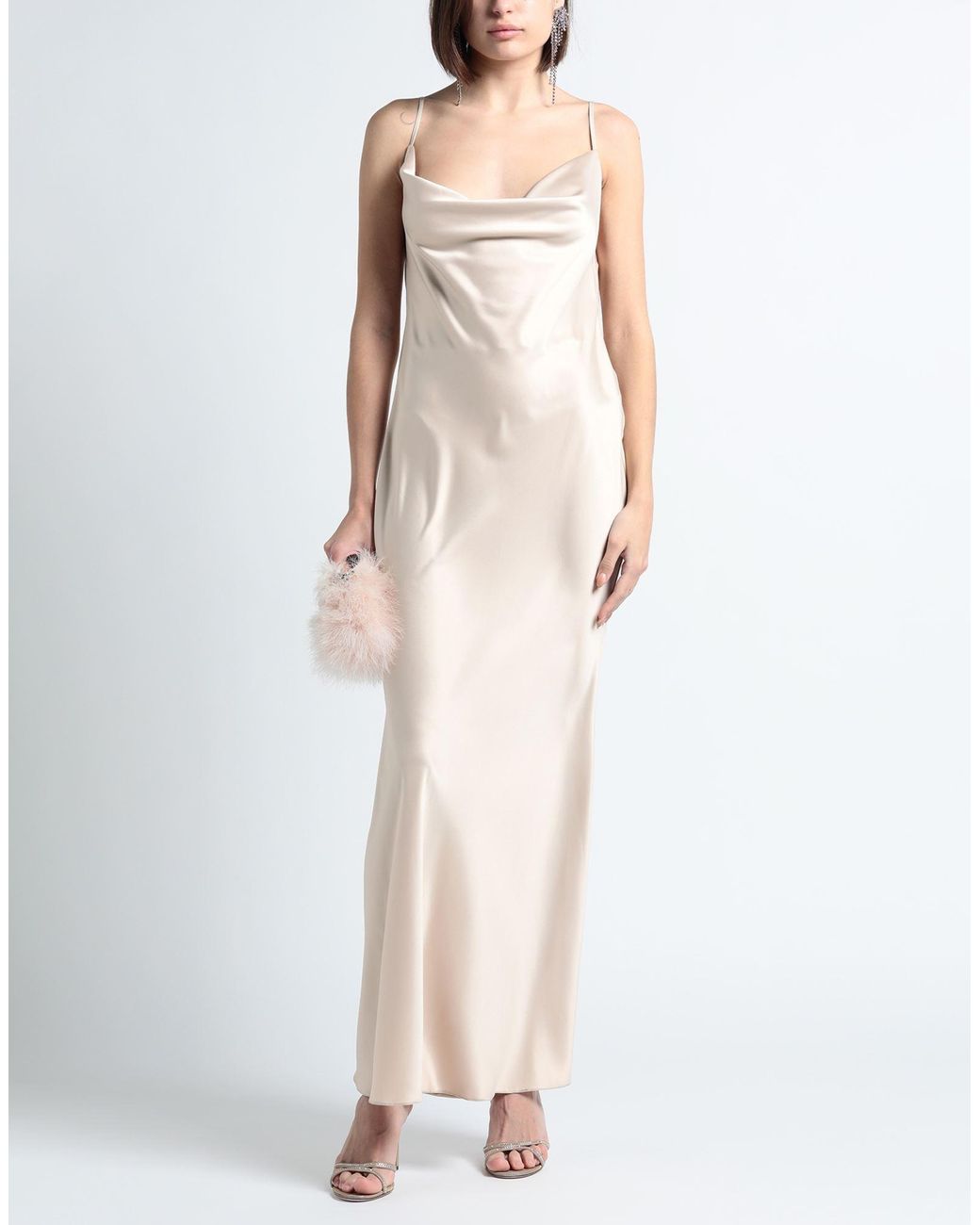 ACTUALEE Natural Maxi Dress
