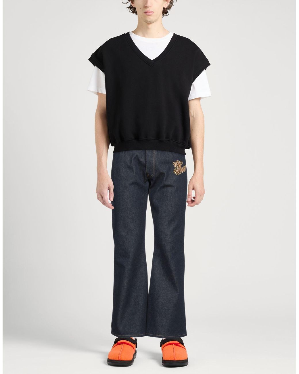 Off-White c/o Virgil Abloh Blue Jeans Cotton for men