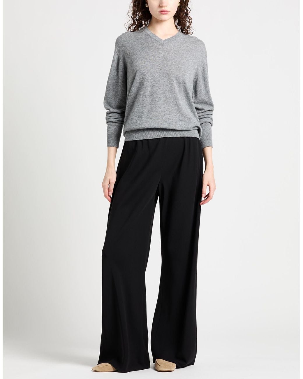 The Row Gray Sweater Cashmere