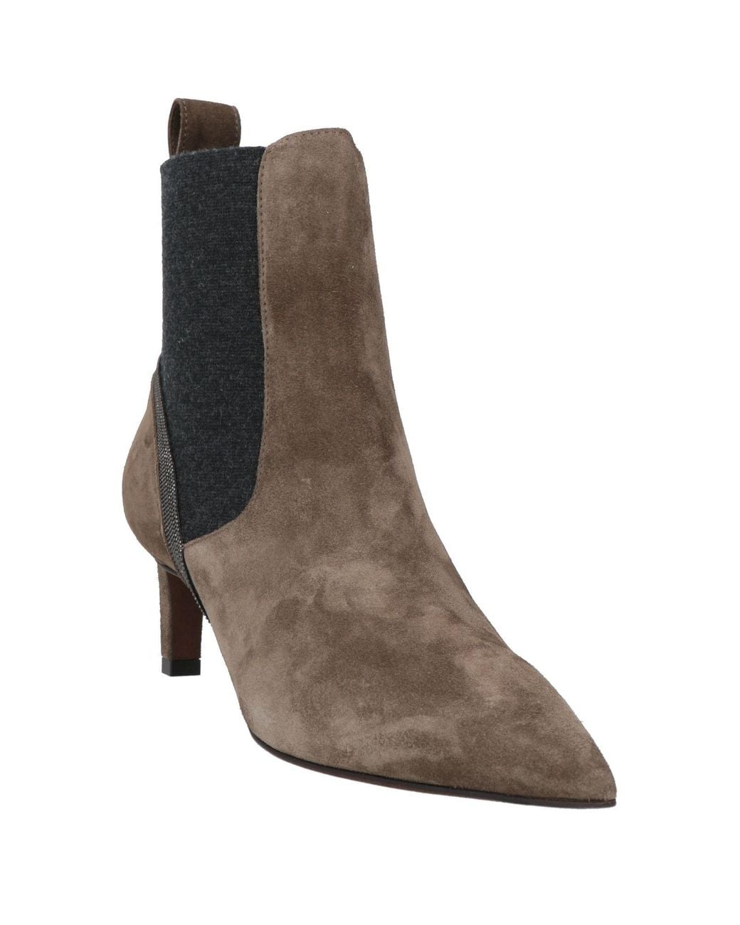 Brunello Cucinelli Brown Ankle Boots