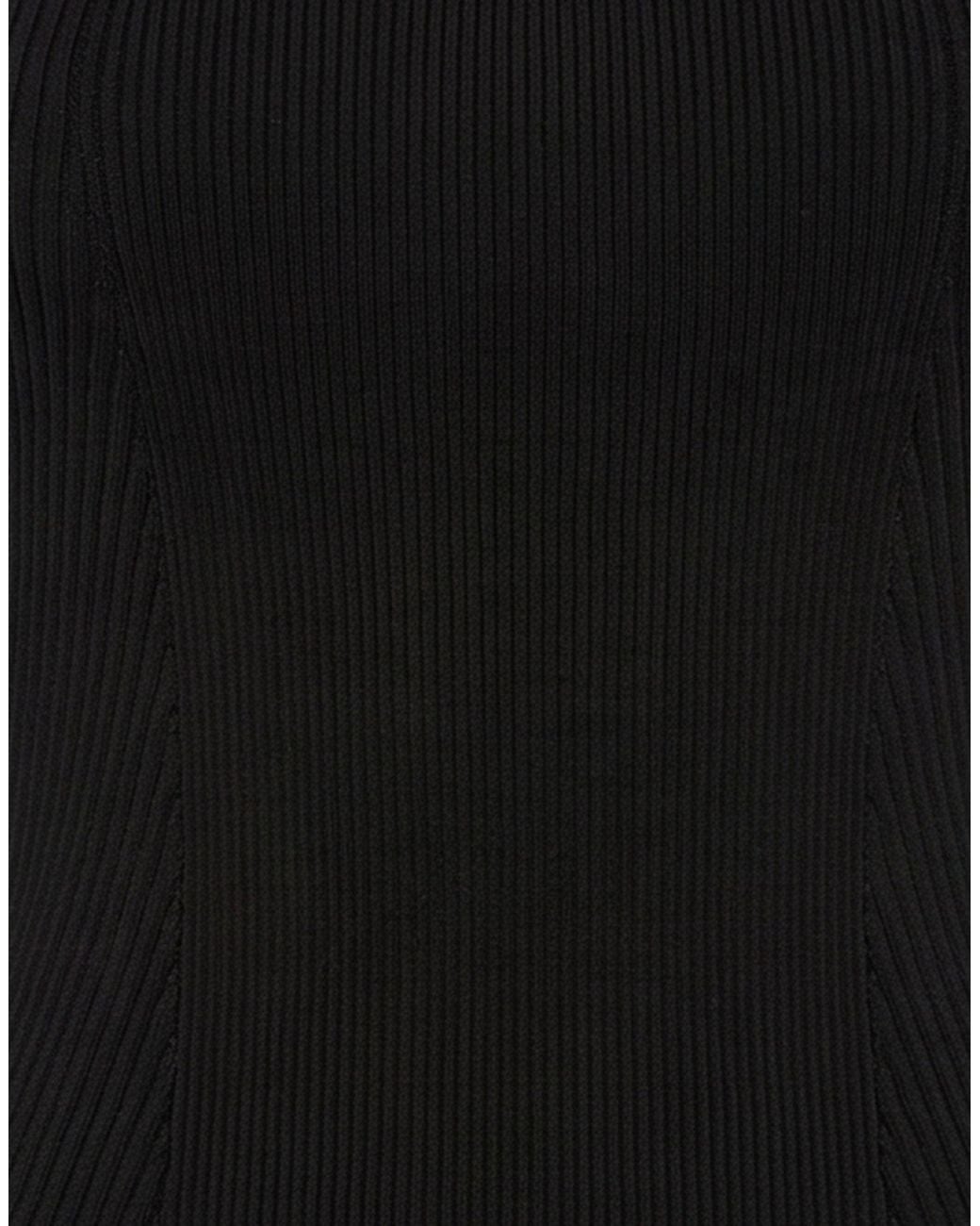 McQueen Black Sweater Viscose, Polyamide, Polyester, Elastane