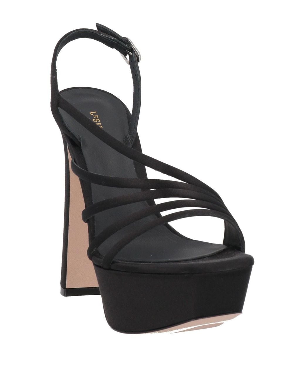 Le Silla Black Sandals