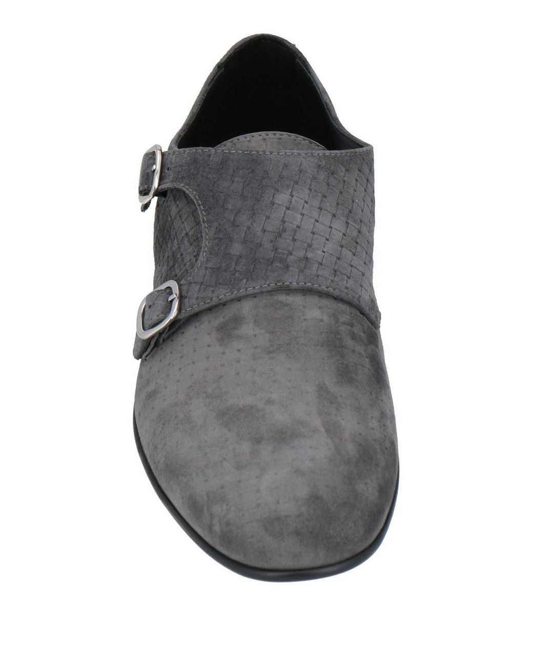 Doucal's Gray Lead Loafers Leather for men