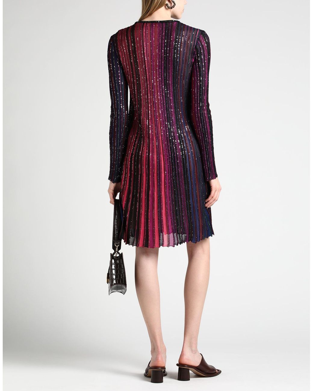 Missoni Purple Mini Sequin Dress