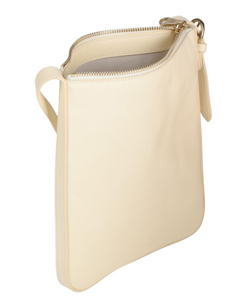 Il Bisonte Natural Cream Cross-Body Bag Leather