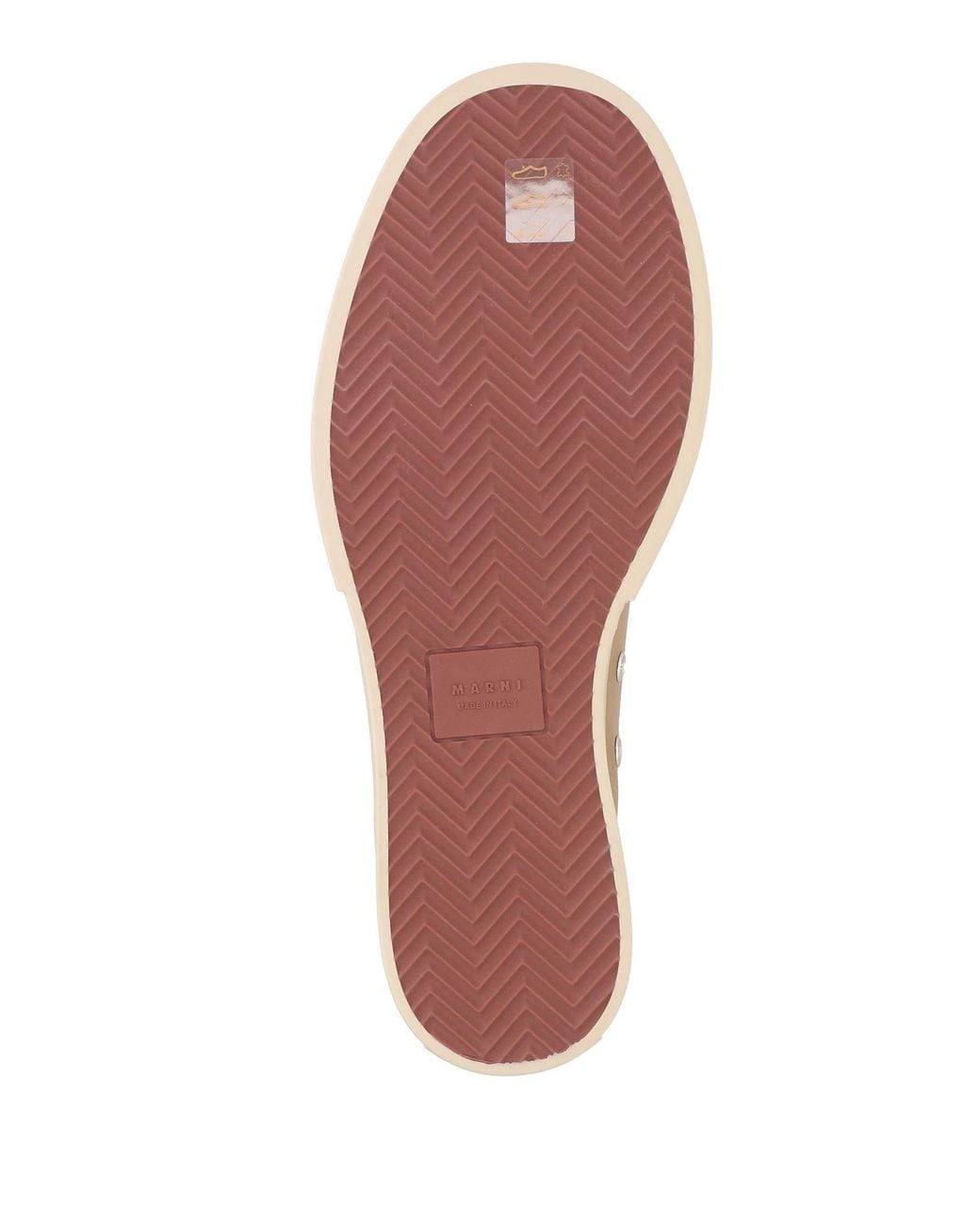 Marni Natural Sand Sneakers Leather