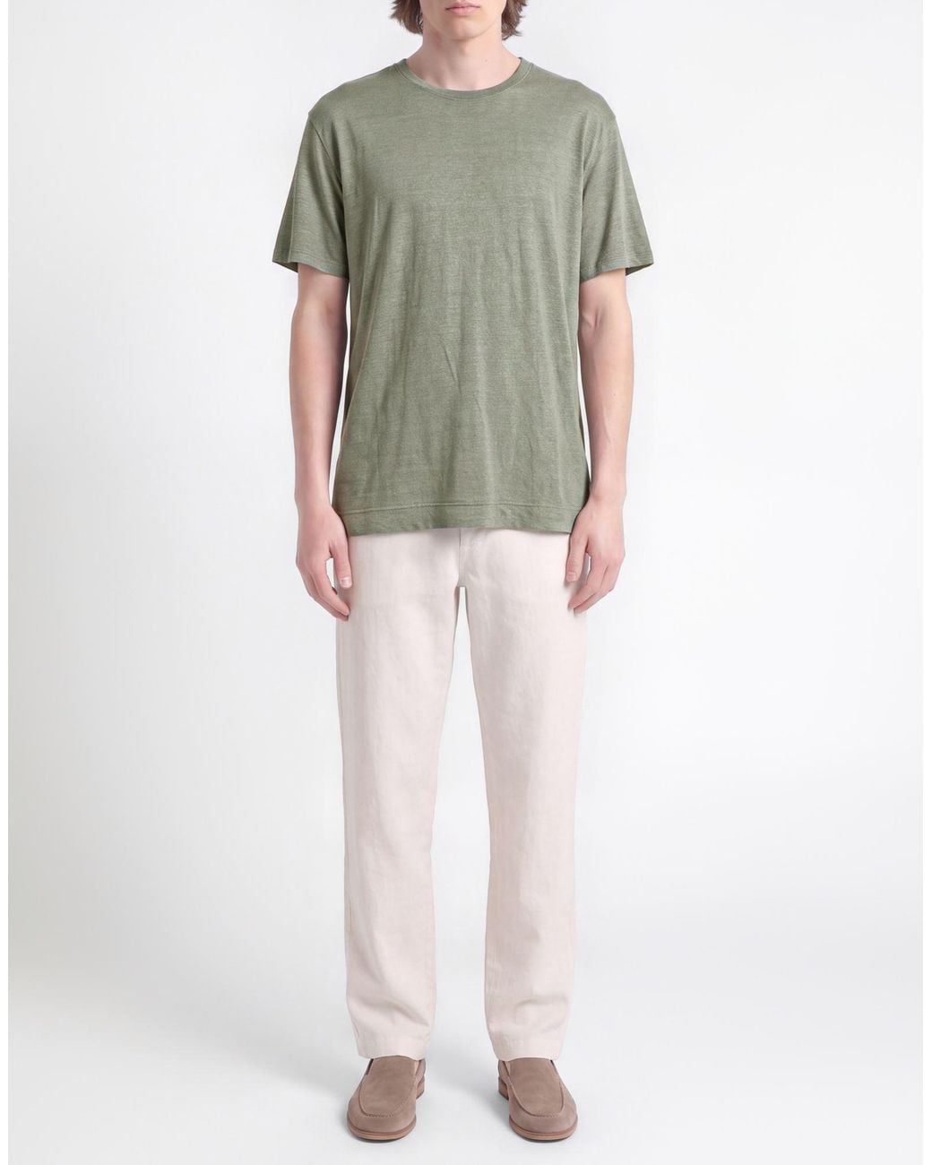 Fedeli Green T-Shirt for men