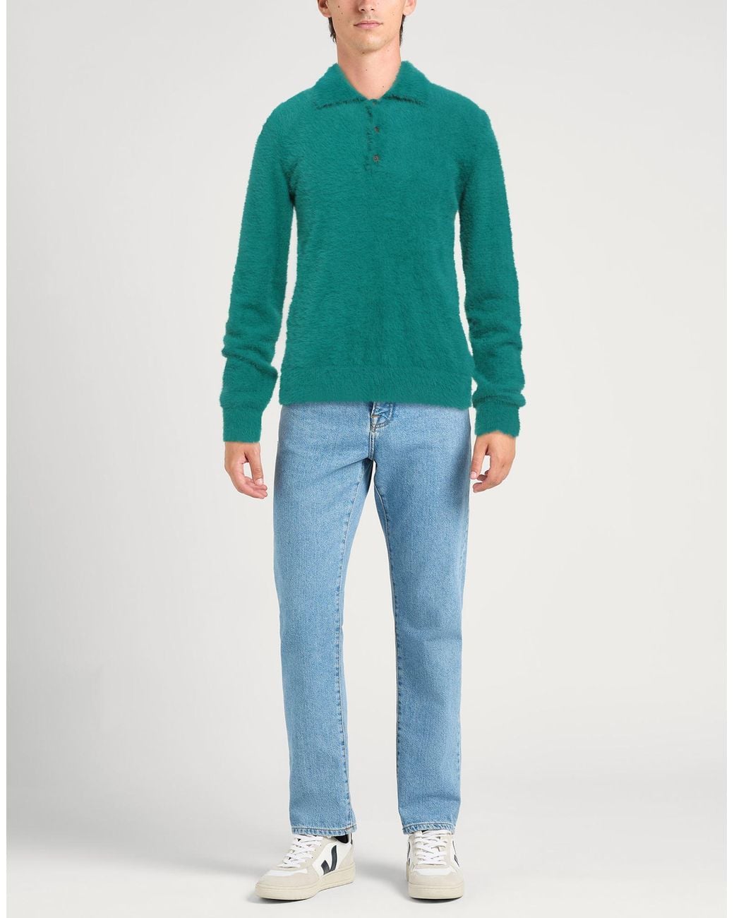 WOOD WOOD Green Sweaters for men