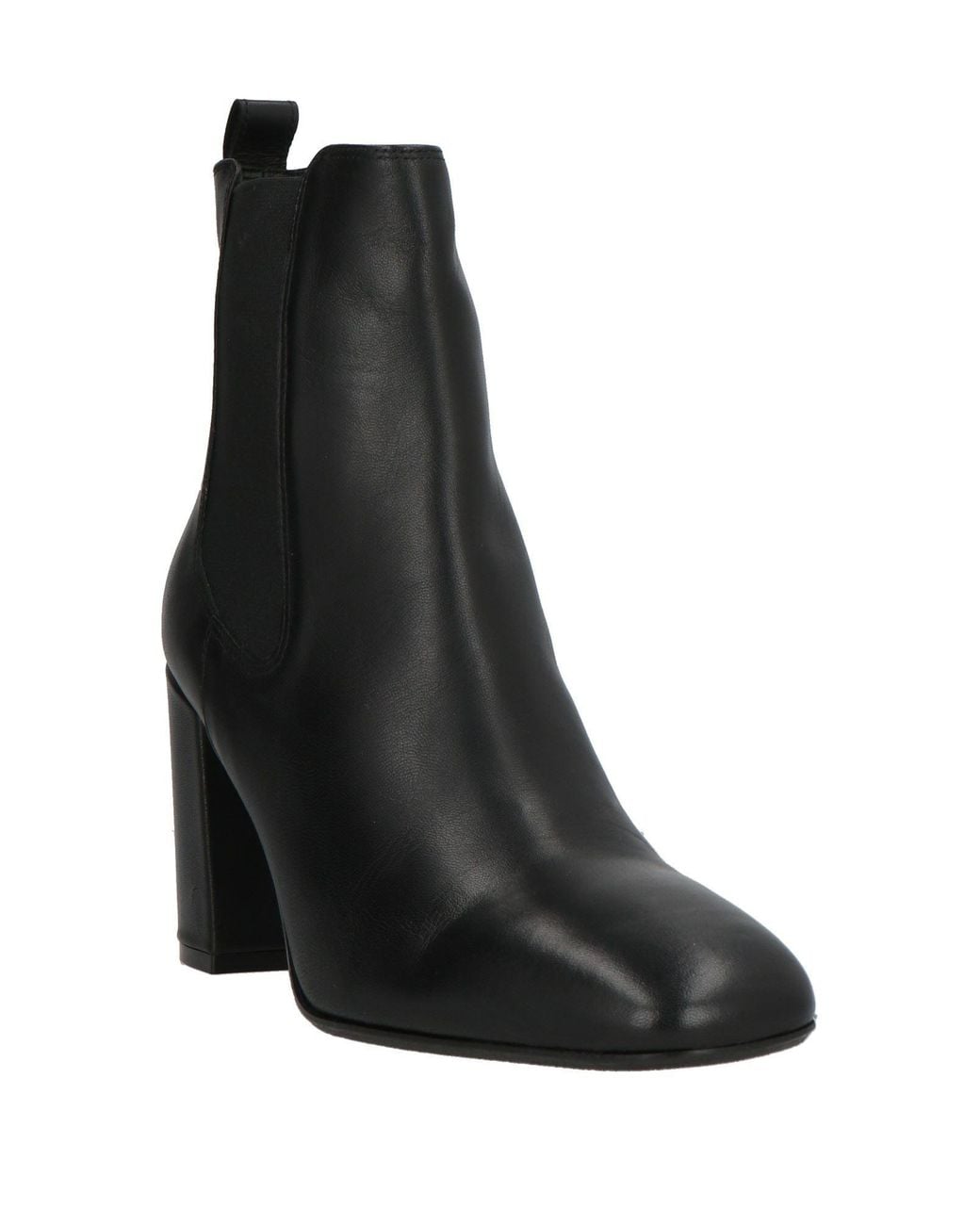 Carmens Black Ankle Boots Leather