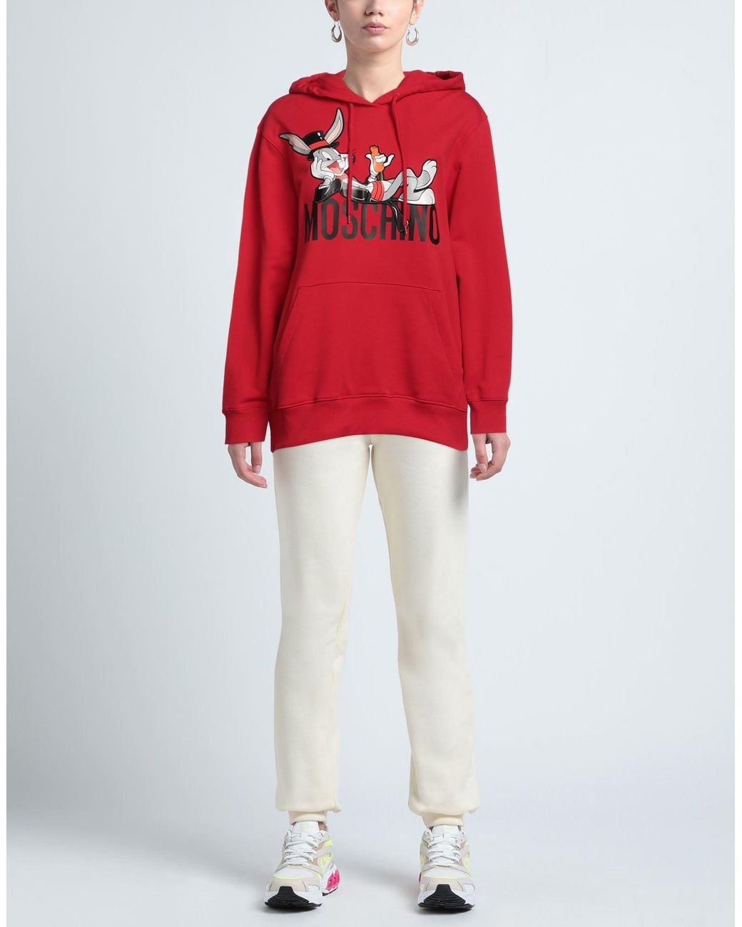 Moschino Red Sweatshirt