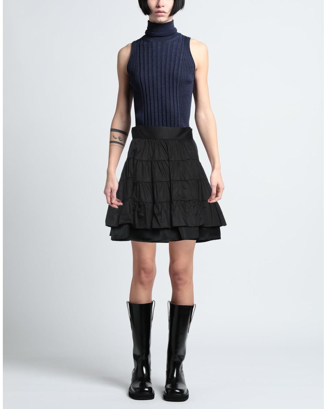 Sandro Black Mini Skirt