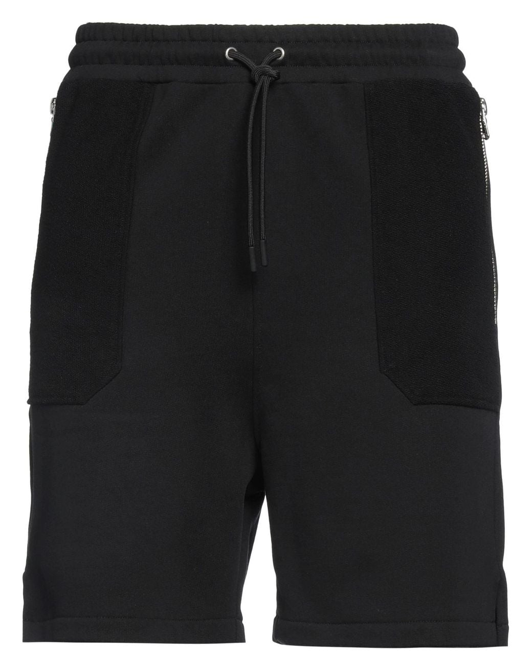 Les Hommes Black Shorts & Bermuda Shorts Cotton for men