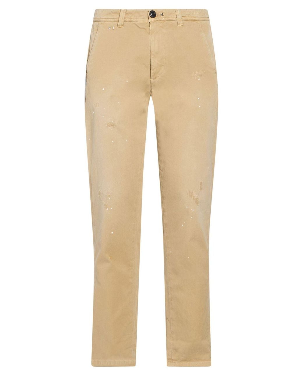 Tramarossa Natural Pants Cotton, Elastane for men
