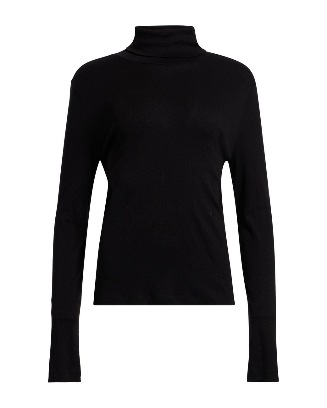 Helmut Lang Black T-Shirt Pima Cotton, Modal