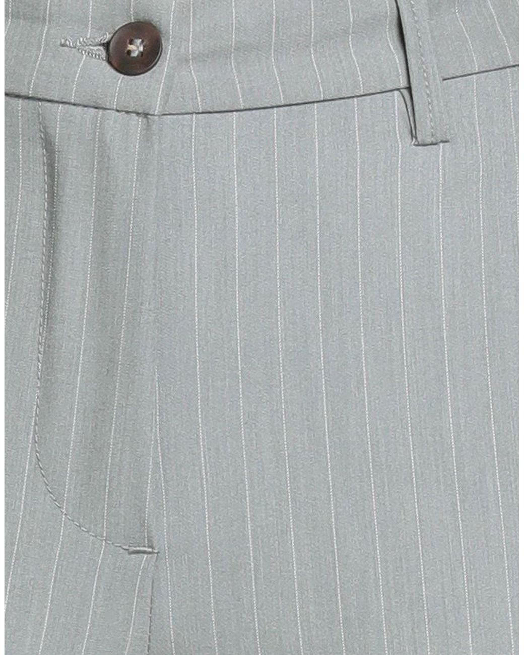 Squad² Gray Pants Polyester, Rayon, Elastane