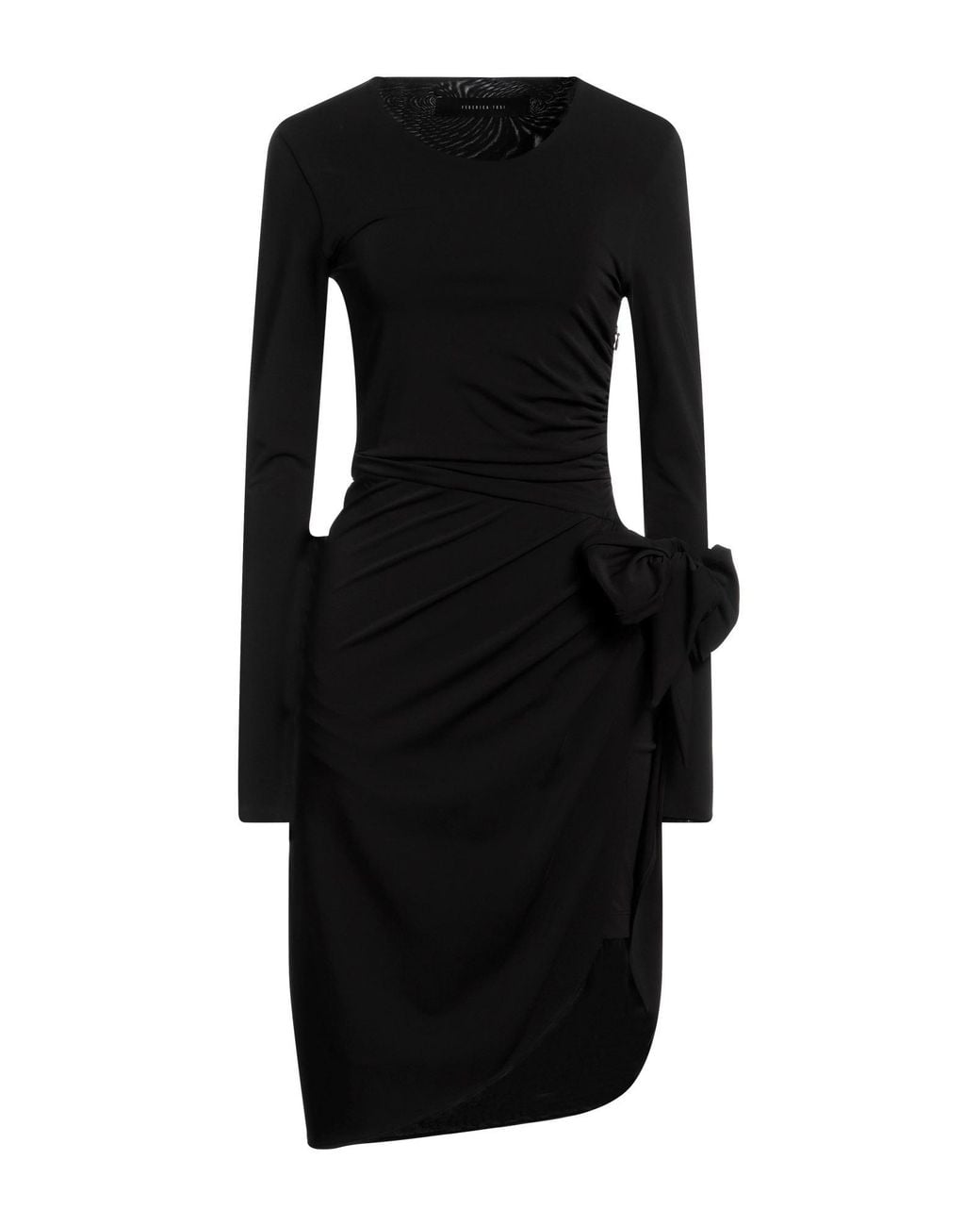 FEDERICA TOSI Black Midi Dress