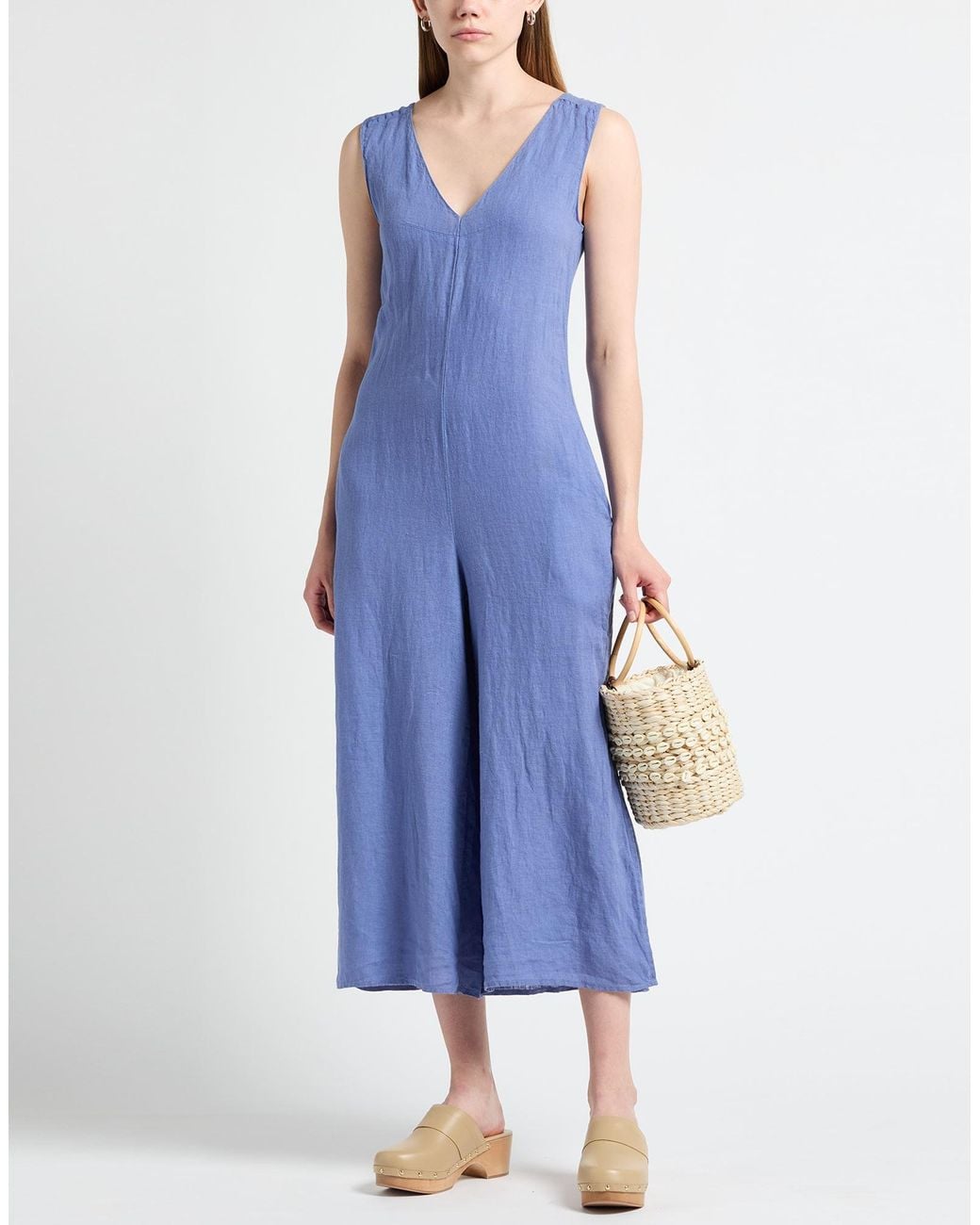 ALESSIA SANTI Blue Jumpsuit