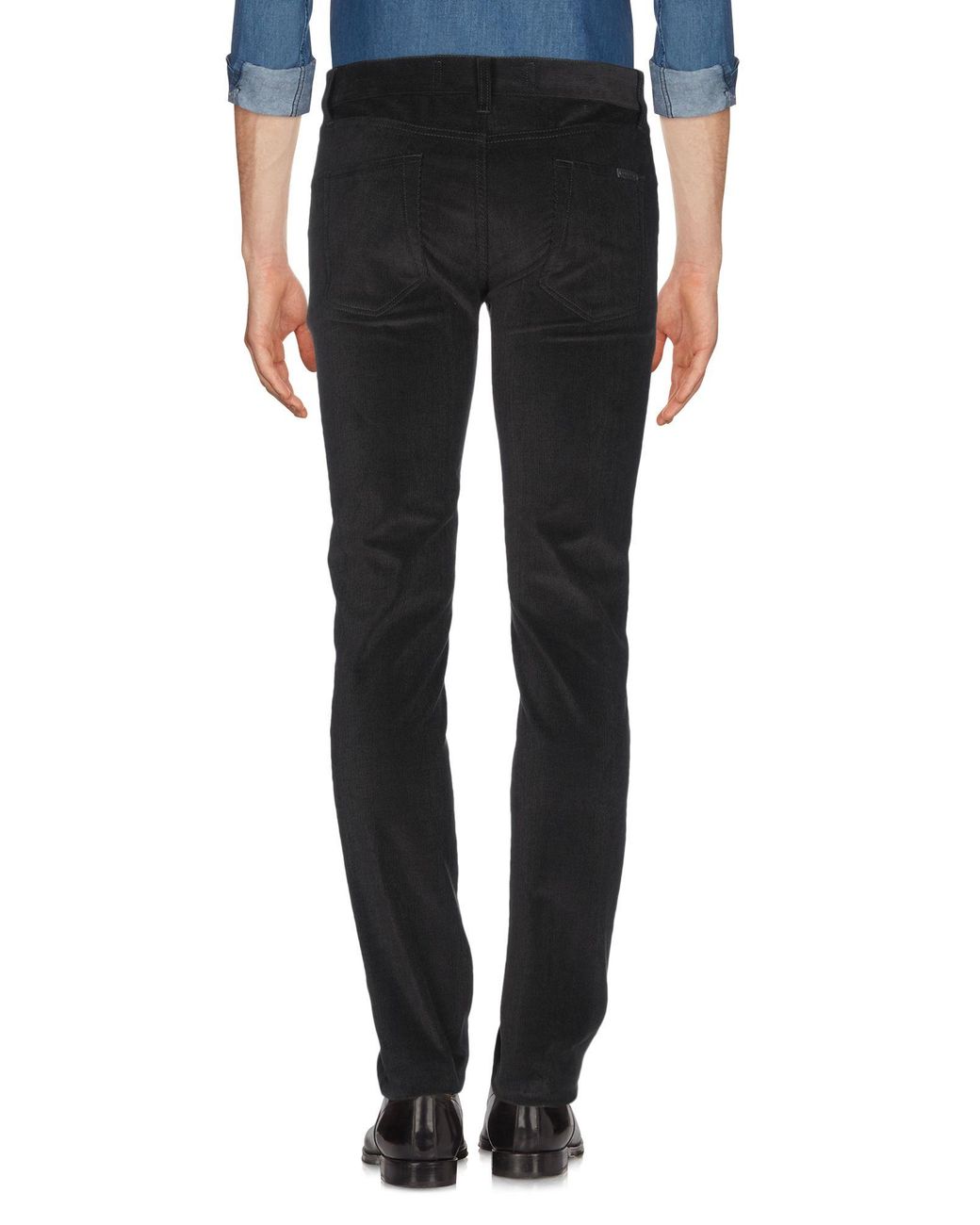 Dolce & Gabbana Black Pants Cotton, Elastane for men