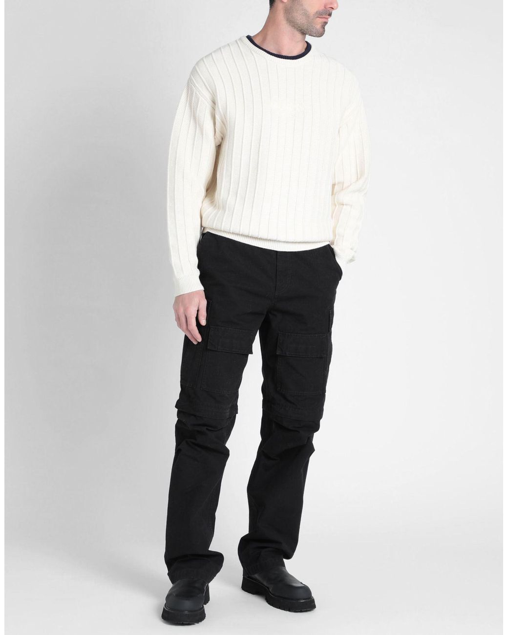 Guess White Jumper for men
