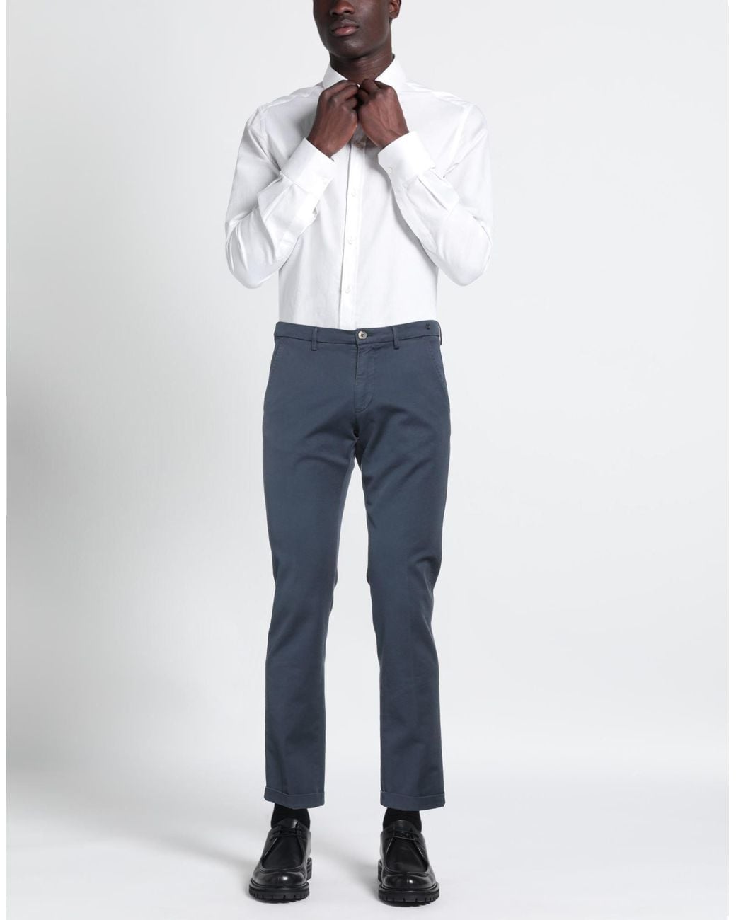 Mason's Blue Pants for men