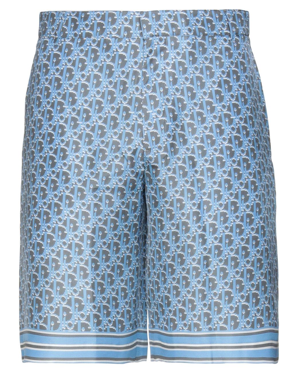 Dior Satin Bermuda Shorts in Orange for 