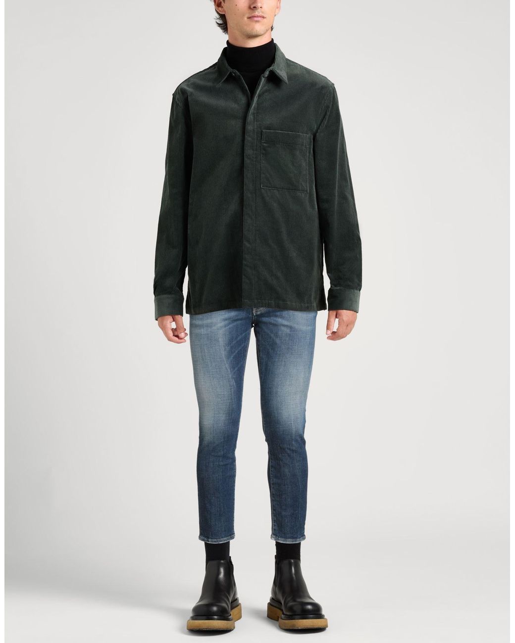 DSquared² Blue Jeans Cotton, Polyester, Elastane, Calfskin for men