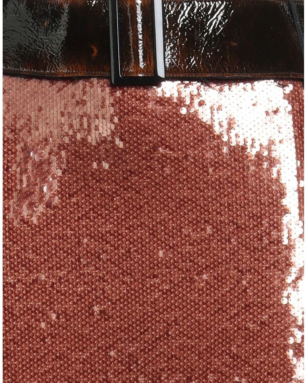 Alysi Red Chocolat Rust Midi Skirt Polyester, Wool, Polyamide, Polyurethane