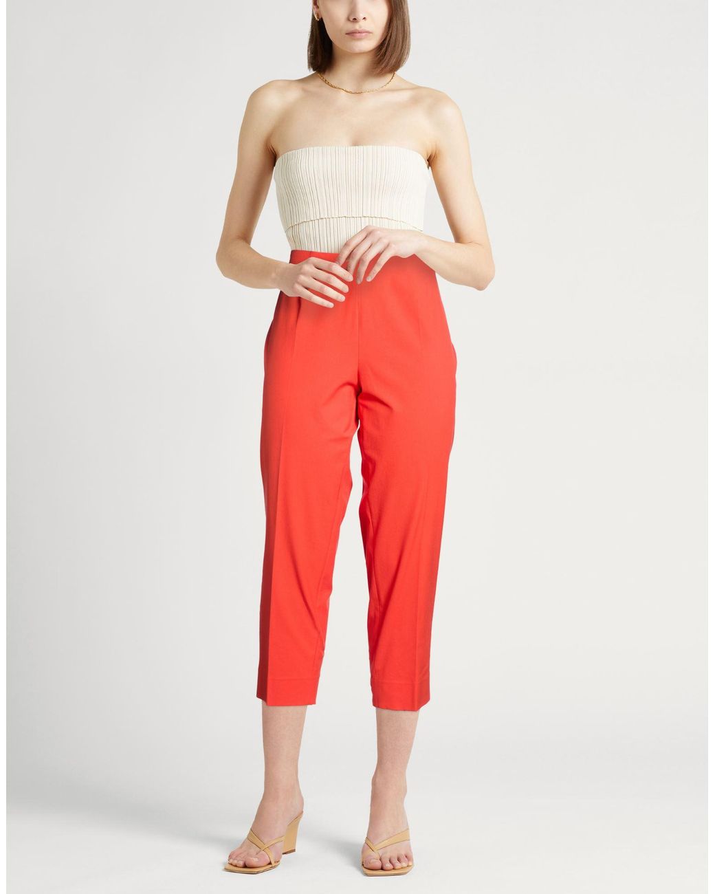 Piazza Sempione Red Pants
