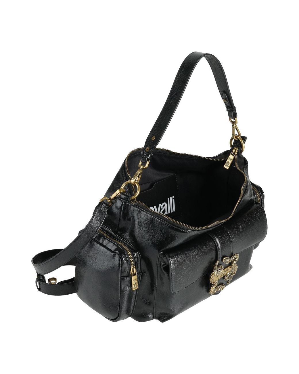 Just Cavalli Black Shoulder Bag