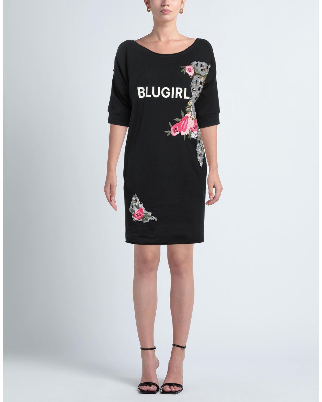 Blugirl Blumarine Black Mini Dress