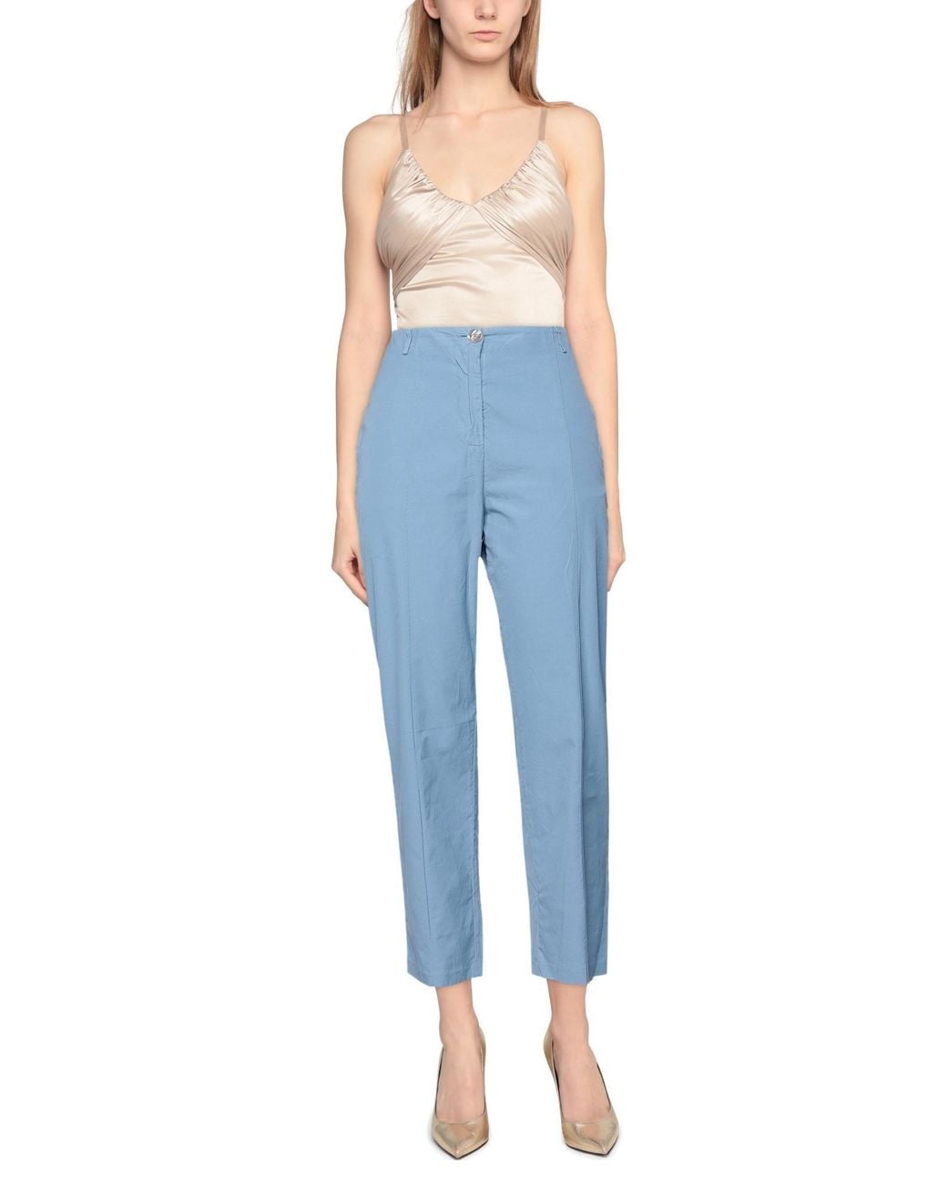 ALESSIA SANTI Blue Trouser