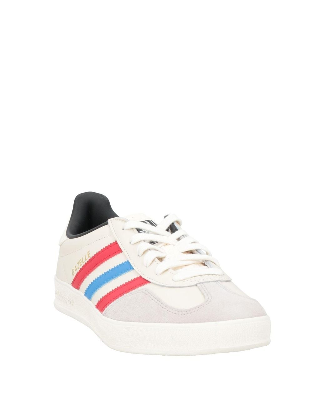 Adidas Originals White Light Sneakers Textile Fibers, Leather for men