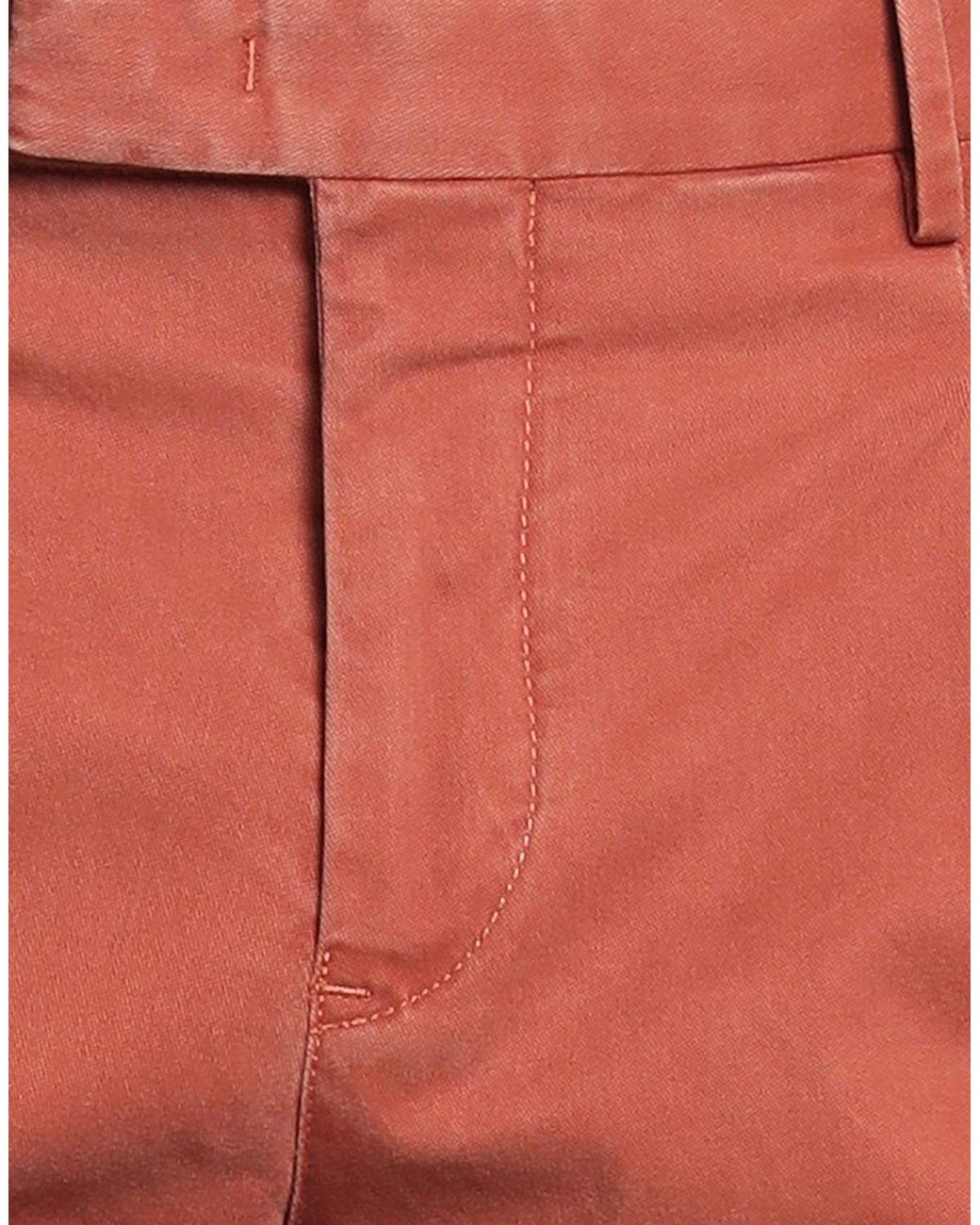 PT Torino Red Pants Cotton, Elastane for men