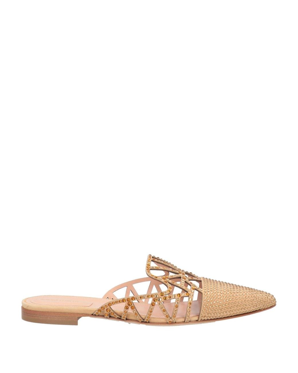 Alberta Ferretti Natural Mules & Clogs Leather