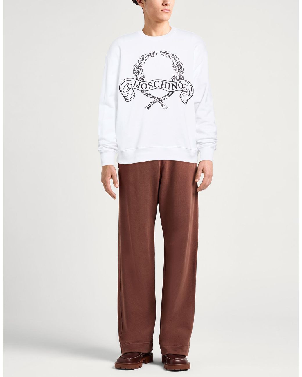 Moschino White Sweatshirt for men