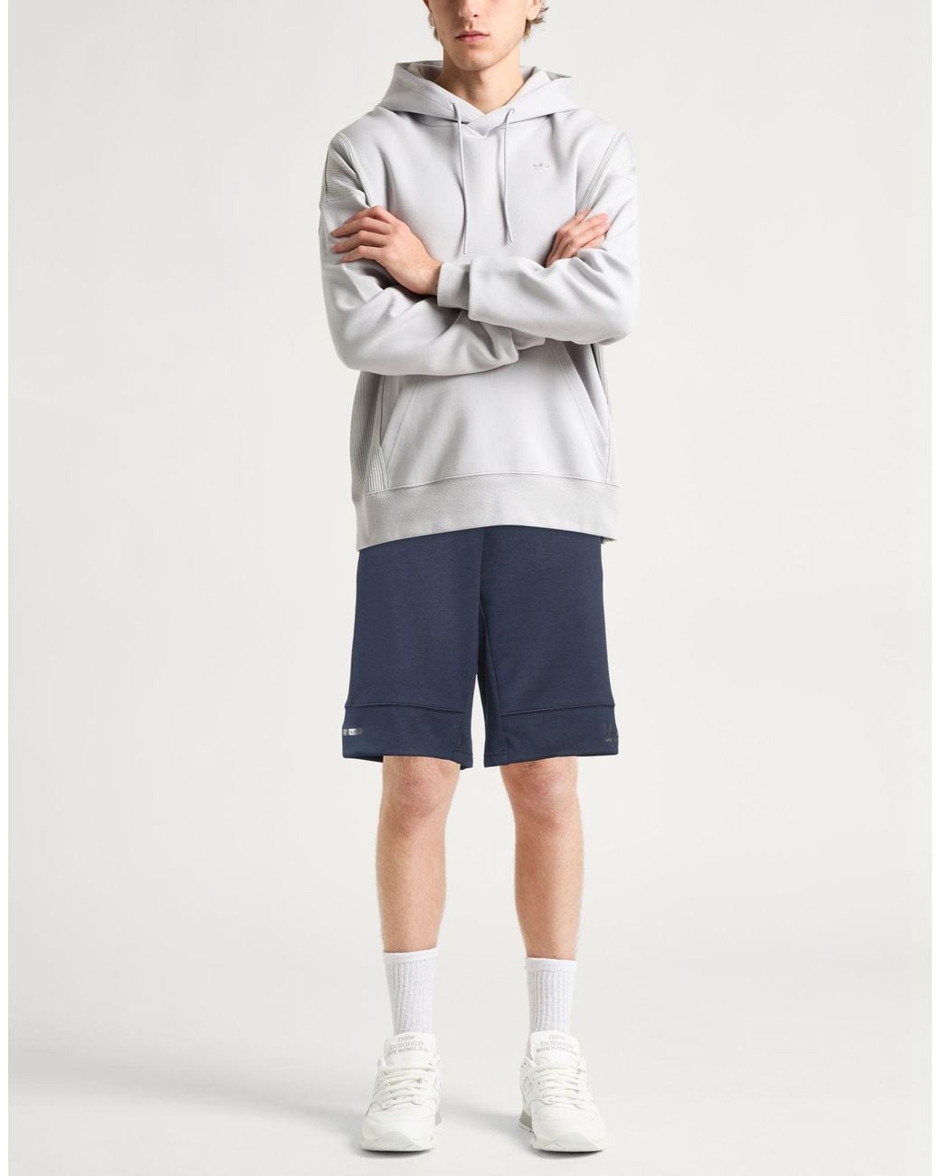 EA7 Blue Shorts & Bermuda Shorts Polyester, Cotton for men